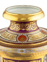 A Vienna Porcelain Urn