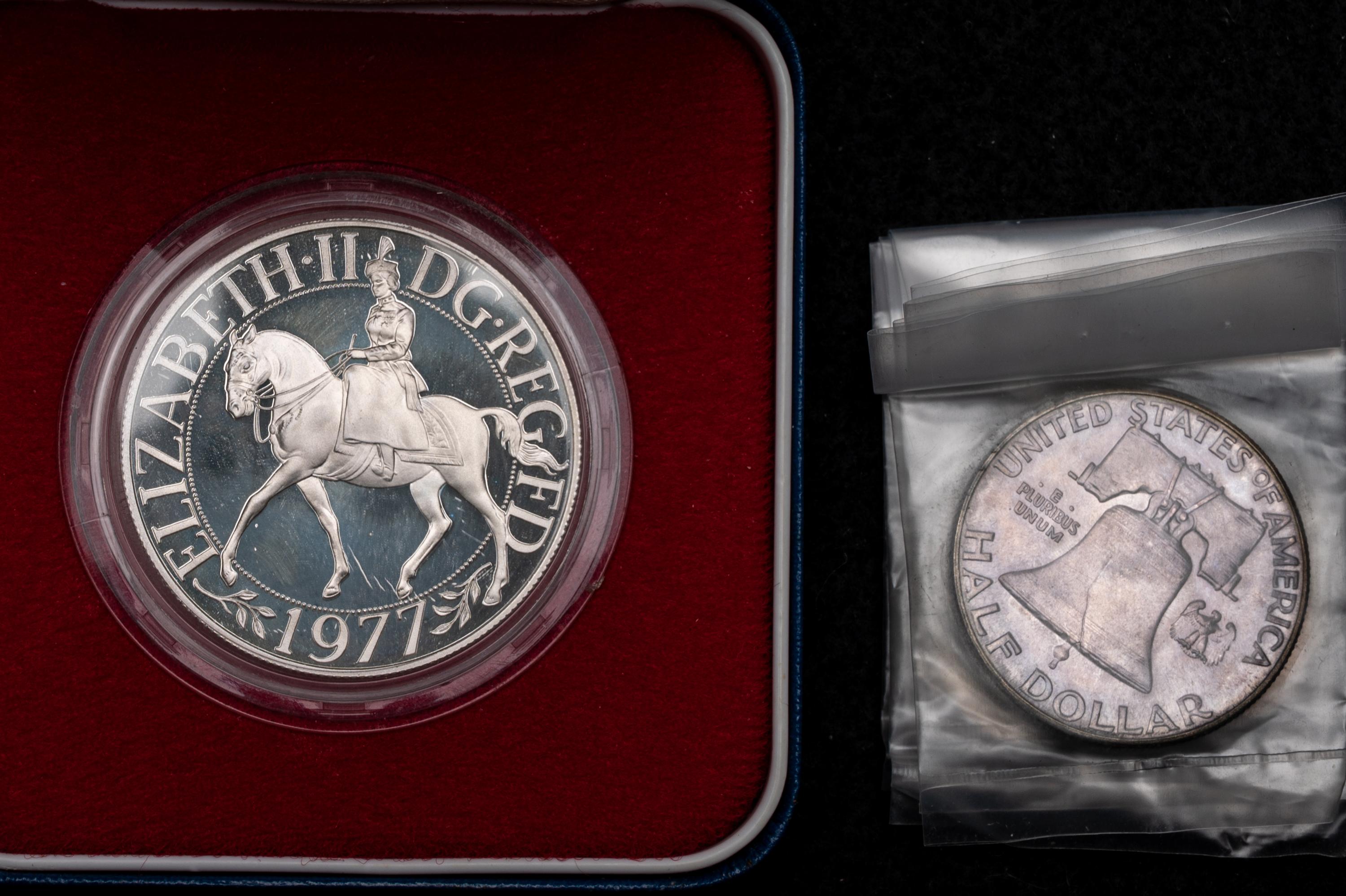 A Collection of United States and International Commemorative Coins