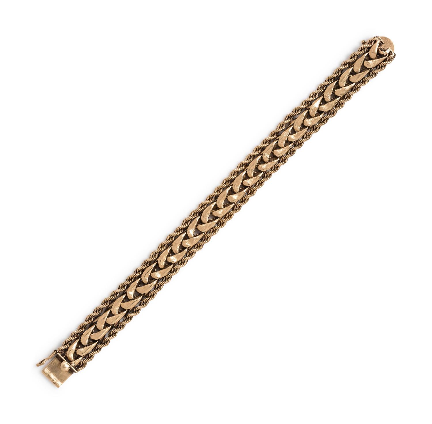 YELLOW GOLD BRACELET