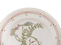 A Group of Six Royal Copenhagen Flora Danica Plates, Early to Mid 20th Century