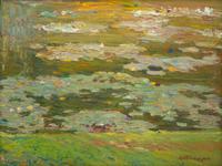 Lac du Nymphees Bagatelle, Paris, 1921