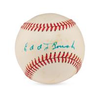 A Pete Rose and Edd J. Roush Single Signed Autograph Baseball (PSA and Beckett Authentication Services Letters of Authenticity)