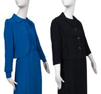 Two Designer Ensembles: One Molyneux, One Hardy Amies, 1960-70s