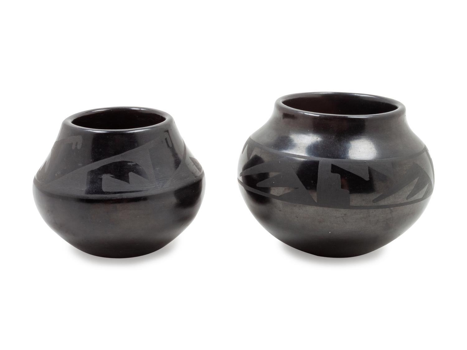 Two Blackware Vessels