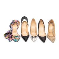 CHRISTIAN LOUBOUTIN, FIVE PAIRS OF PUMPS