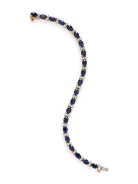 SAPPHIRE AND DIAMOND BRACELET