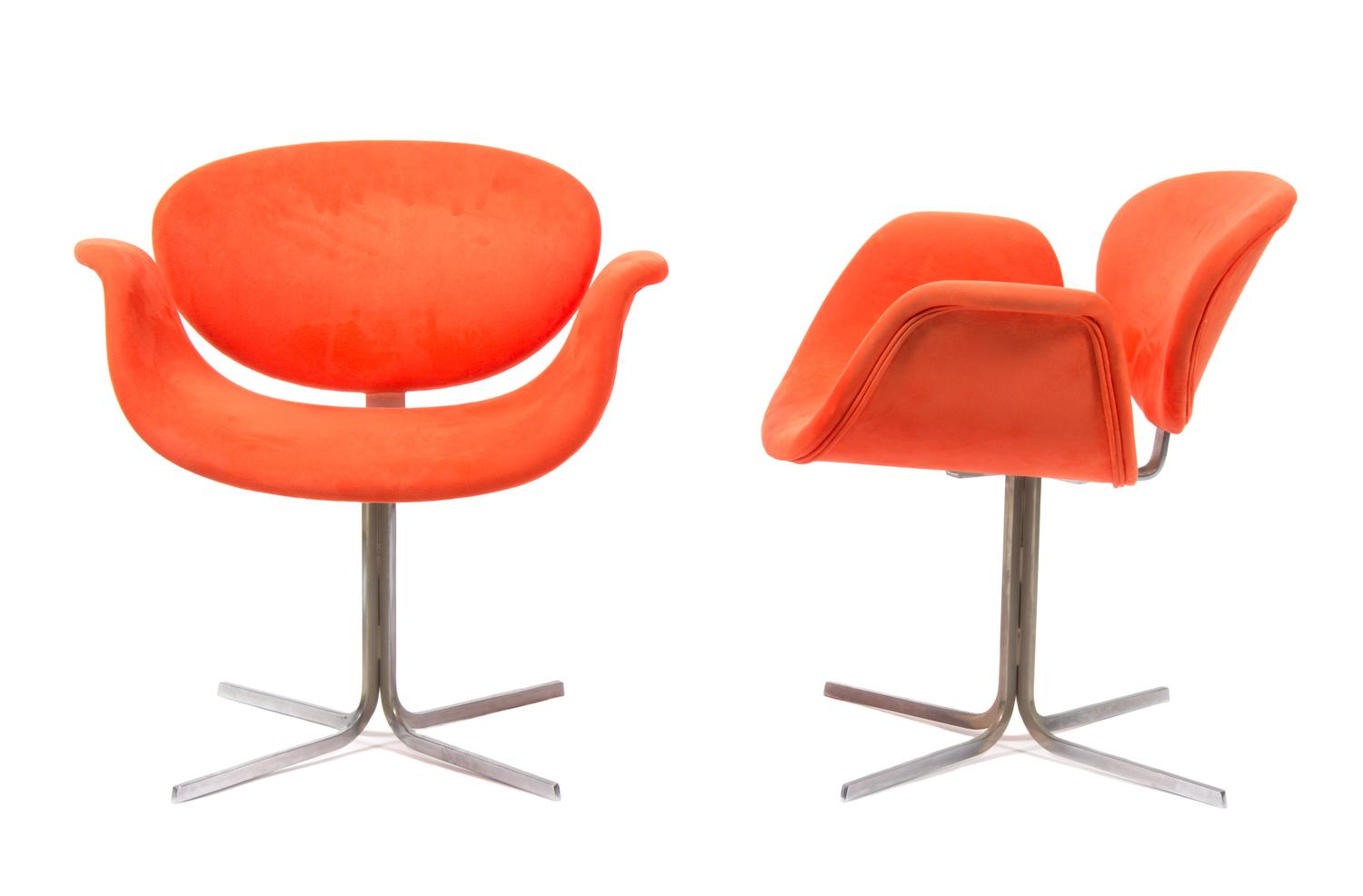 Big Tulip Lounge Chairs by Pierre Paulin, edited by Artifort in 1965 Height 28 1/4 inches. — 20TH CENTURY