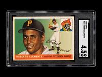 A 1955 Topps Roberto Clemente Rookie Baseball Card No. 164 (SGC 4.5 VG-EX+)