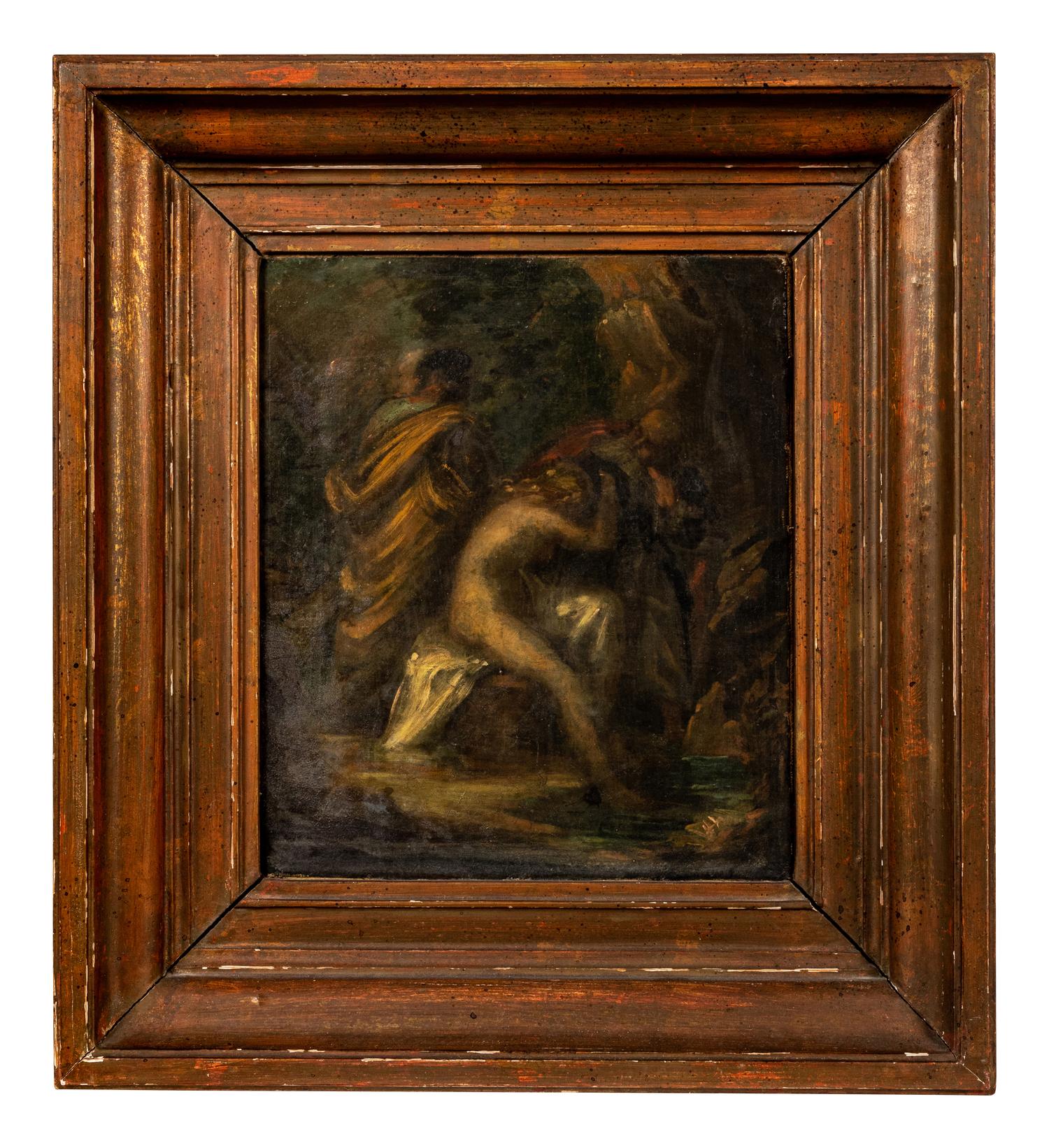 Two Classical Figures in a Landscape