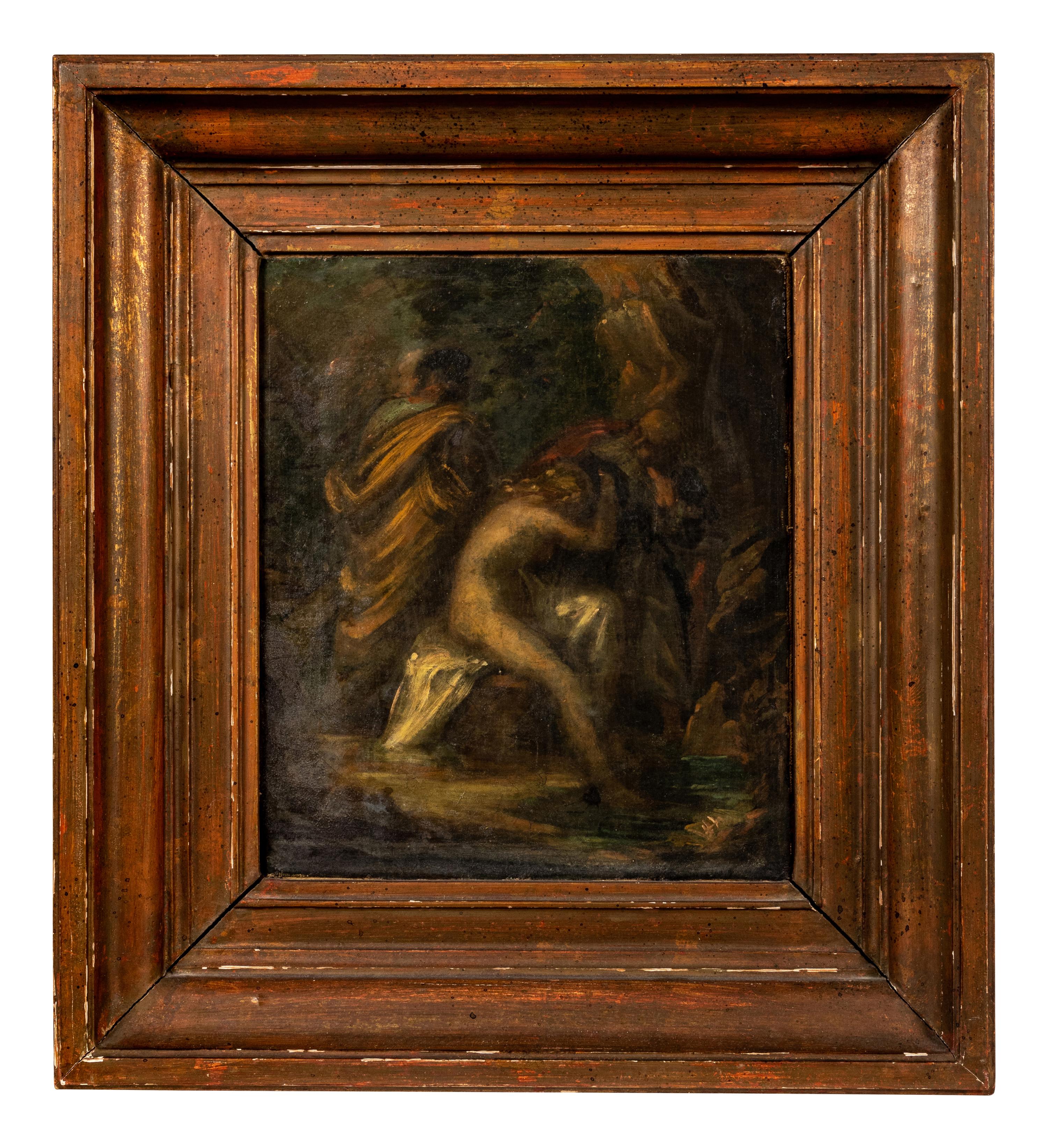 Two Classical Figures in a Landscape