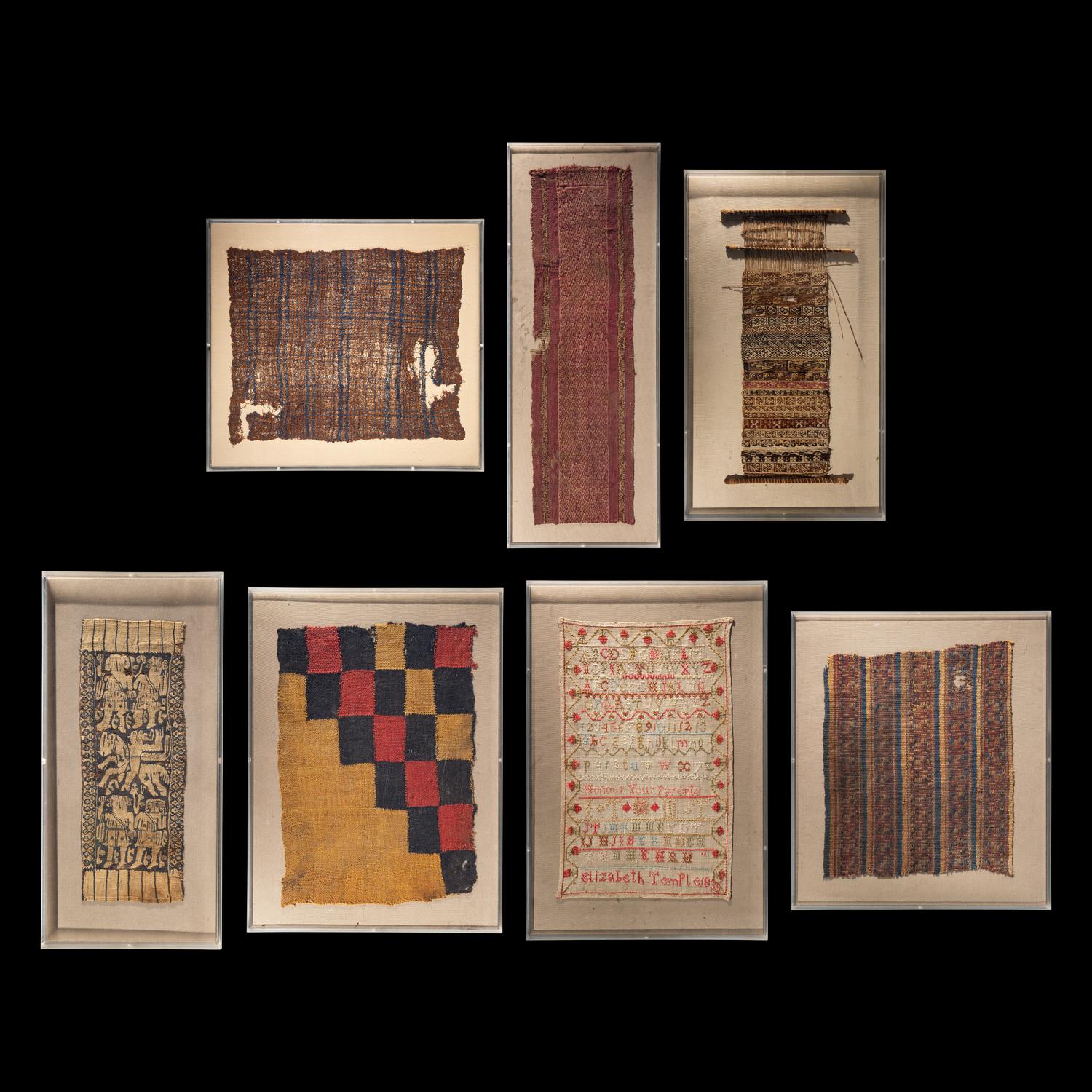 A Group of 6 South American Textile Fragments