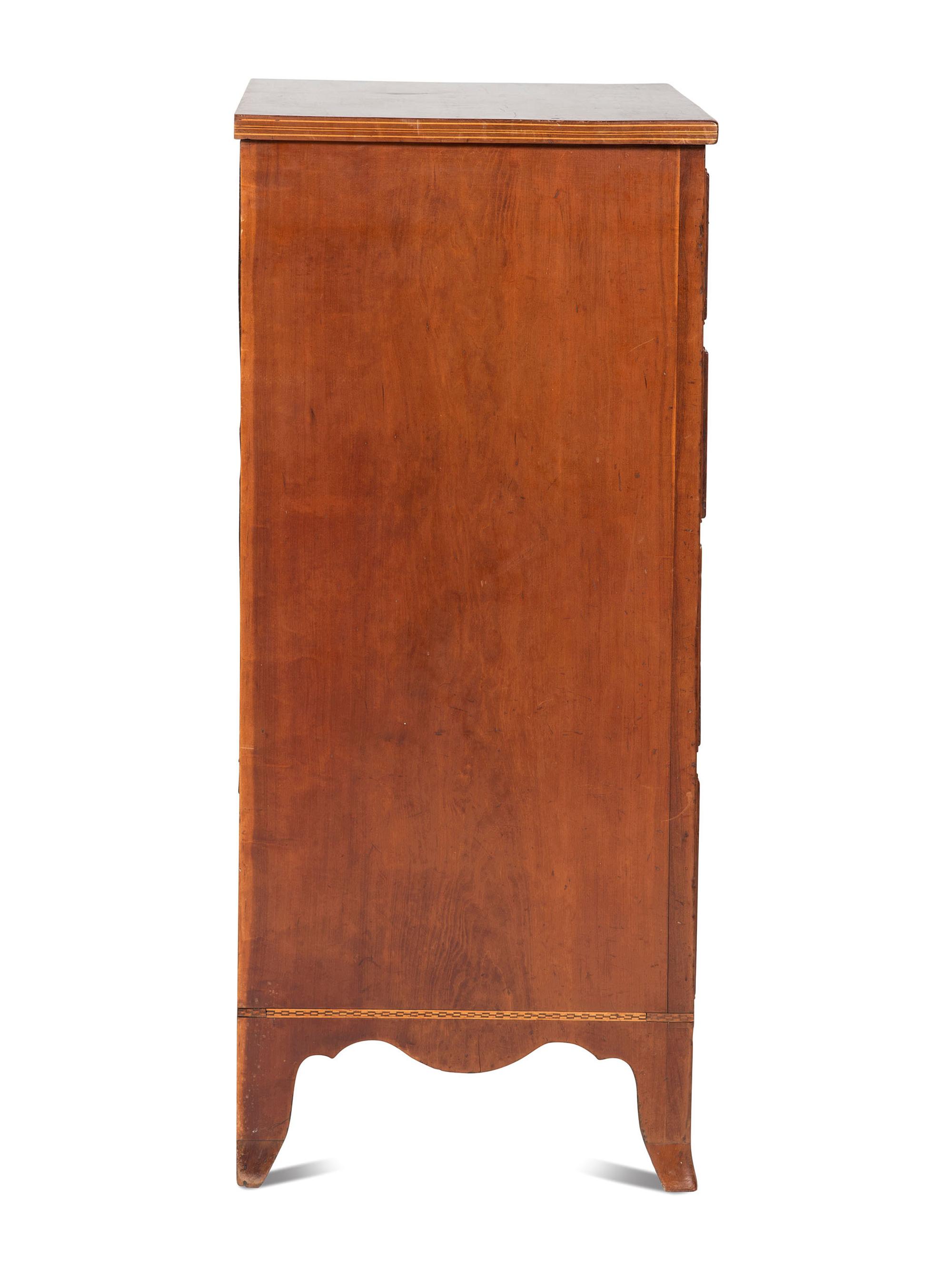 A Federal Style Cherrywood Chest of Drawers