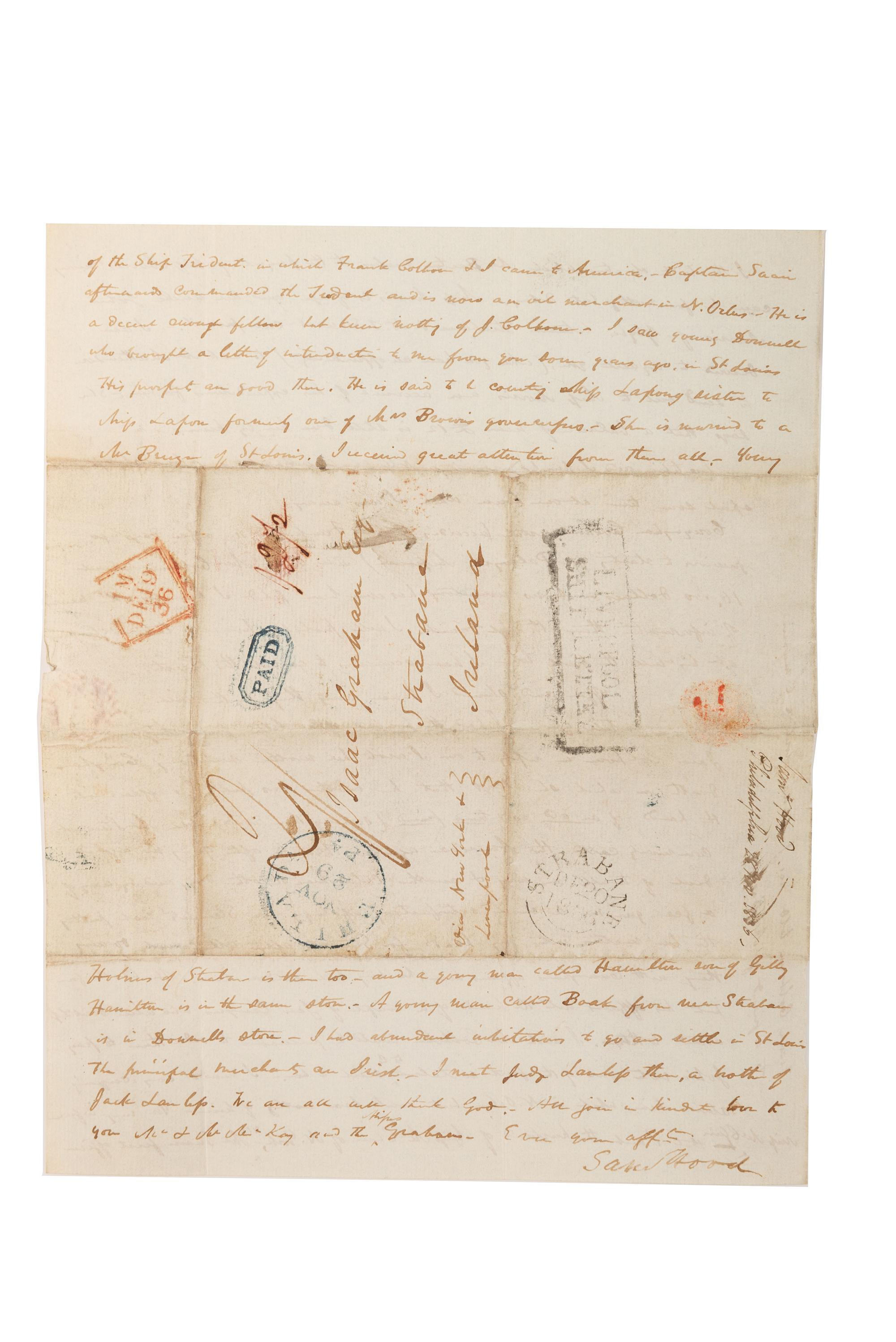 [WASHINGTON, George (1712-1799)]. A group of 5 items, highlighted by Washington's Farewell Address to the People of the United States . Hagerstown, MD: Herald of Freedom Office, ca 1860s.