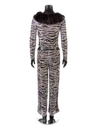Rocco Barocco Fashion Beaded Evening Ensemble, 1990-2000s