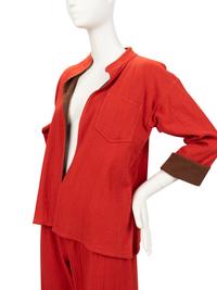 Two Issey Miyake Items: One Ensemble, 1975, One Kaftan, 1984