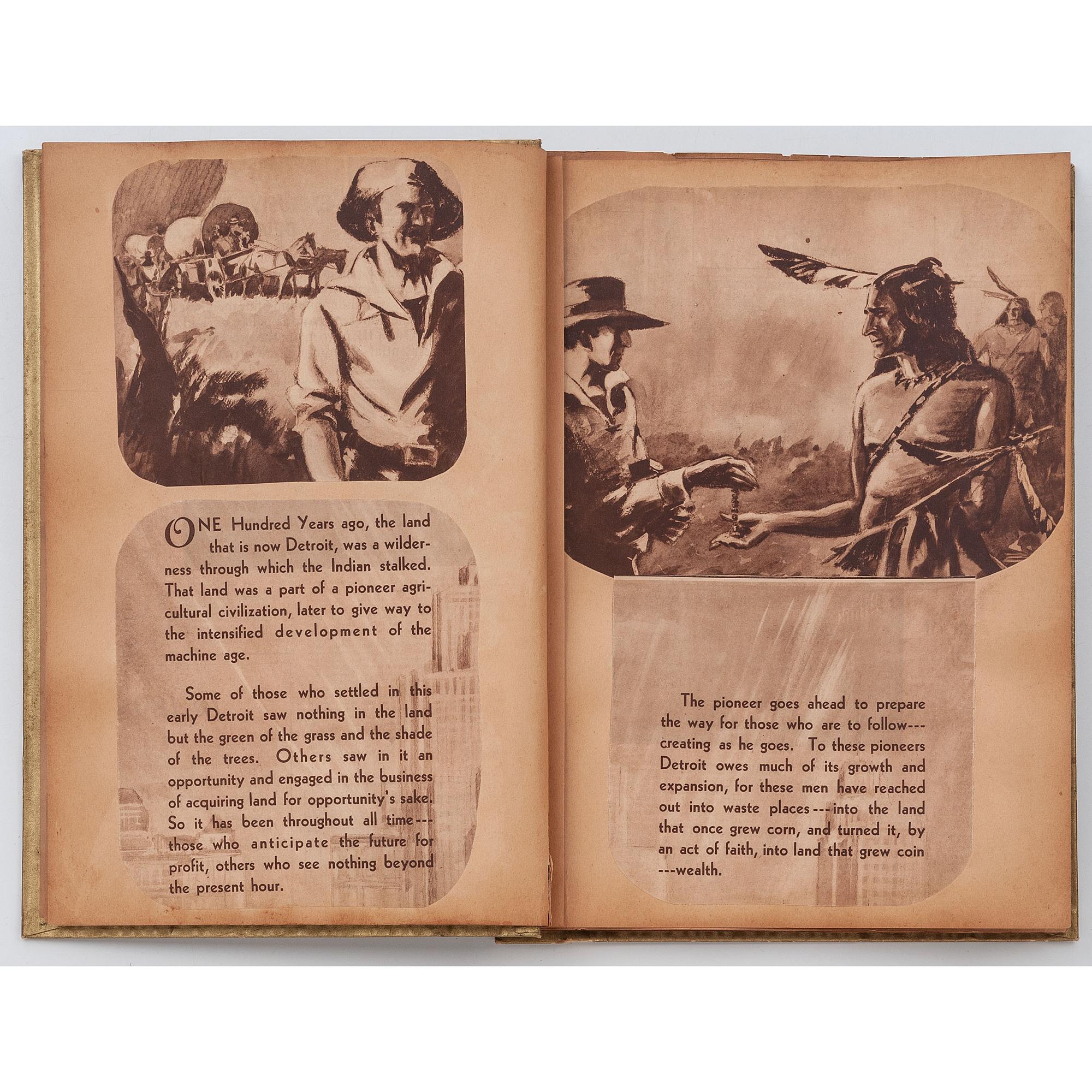 [PERIODICALS]. Commemorative scrapbook for the Detroit Free Press .