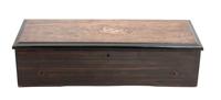 A Cylinder Music Box Height 5 3/8 x width 22 1/4 x depth 8 3/4 inches. — FK&S, DRESDEN