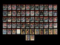 A Complete Set of 1986-87 Fleer Basketball Cards (132) Including Michael Jordan Rookie Card No. 57 (PSA 8 NM-MT) with Additional Graded Key Rookies and Sticker Set (11)