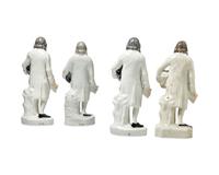 A Group of Four Staffordshire Figures of Benjamin Franklin