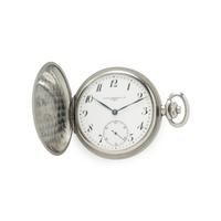 PATEK PHILIPPE, STAINLESS STEEL POCKET WATCH