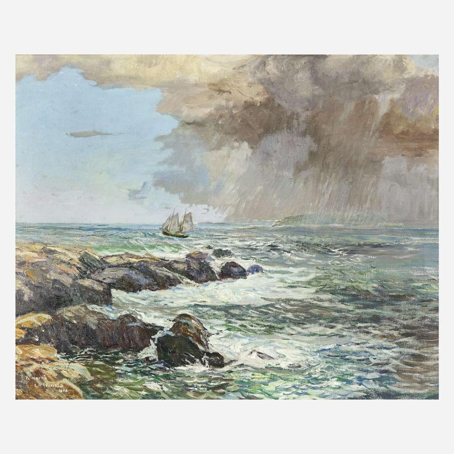 Edward Willis Redfield (American, 1869–1965) Maine Squall