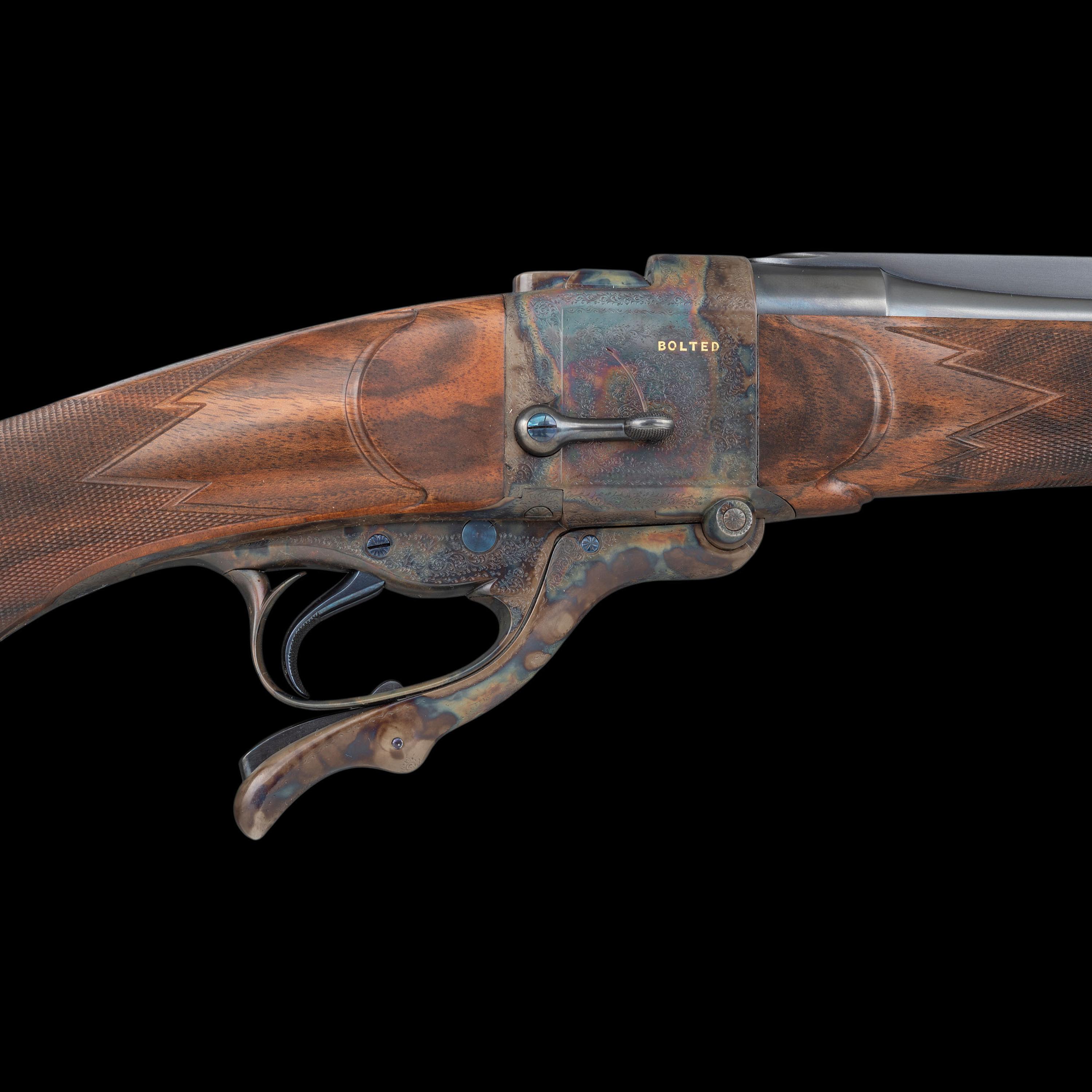 *George Gibbs Number 1 Farquharson Action Rifle in 7x57mmR Rebuilt by Stephen Heilmann and Darwin Hensley