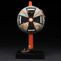 Pueblo Polychrome Gourd Rattle