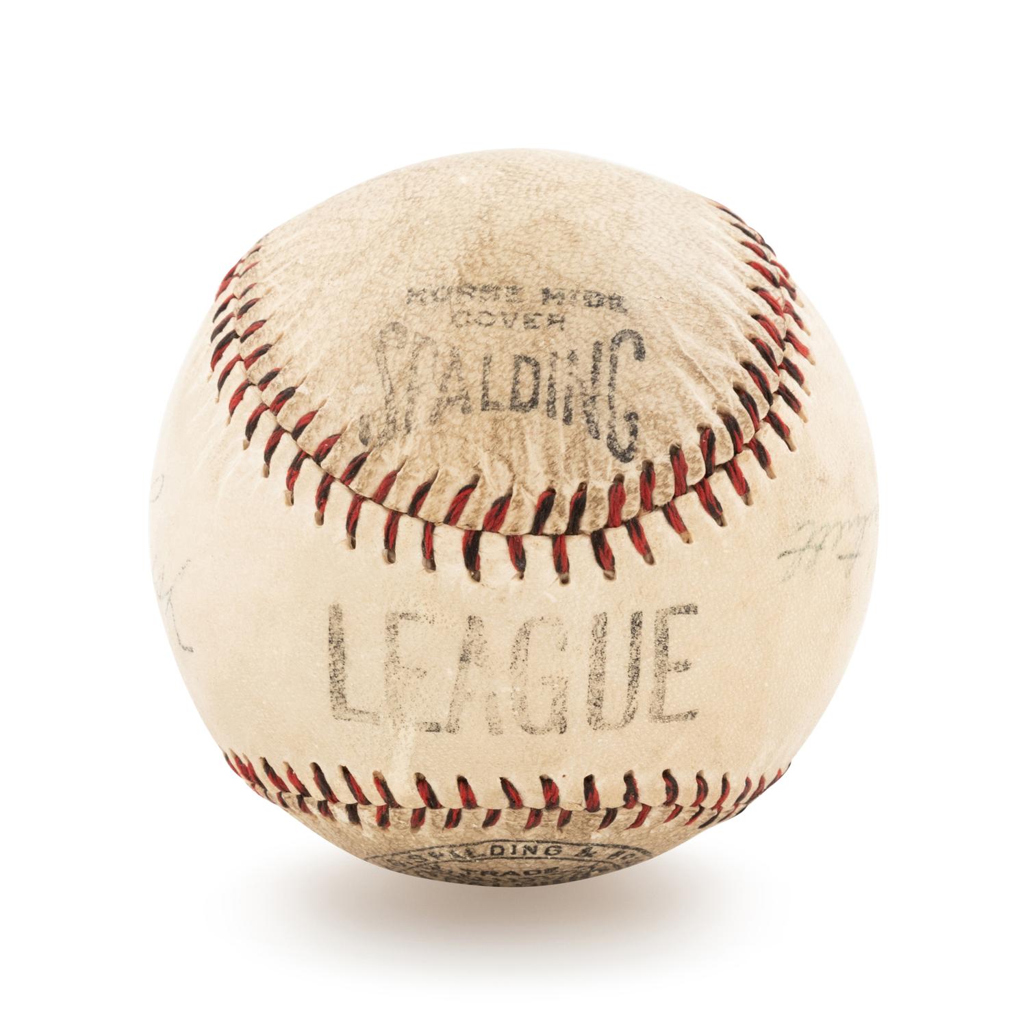 A Gabby Hartnett and Guy Bush Multi Signed Chicago Cubs Baseball