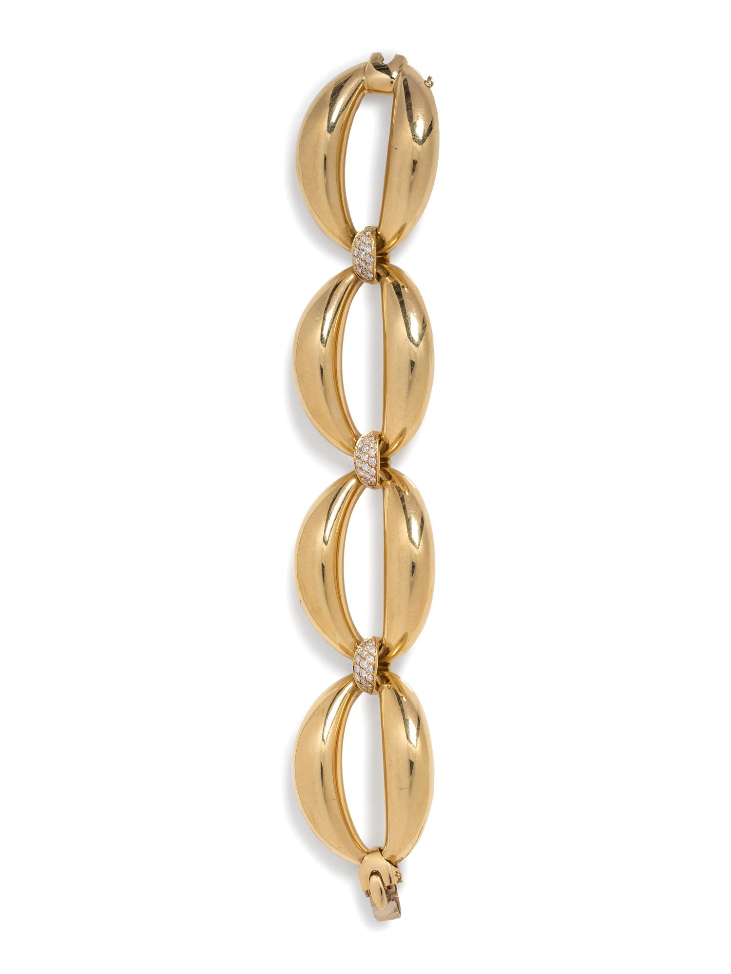 Oromalia, Gold and Diamond Bracelet