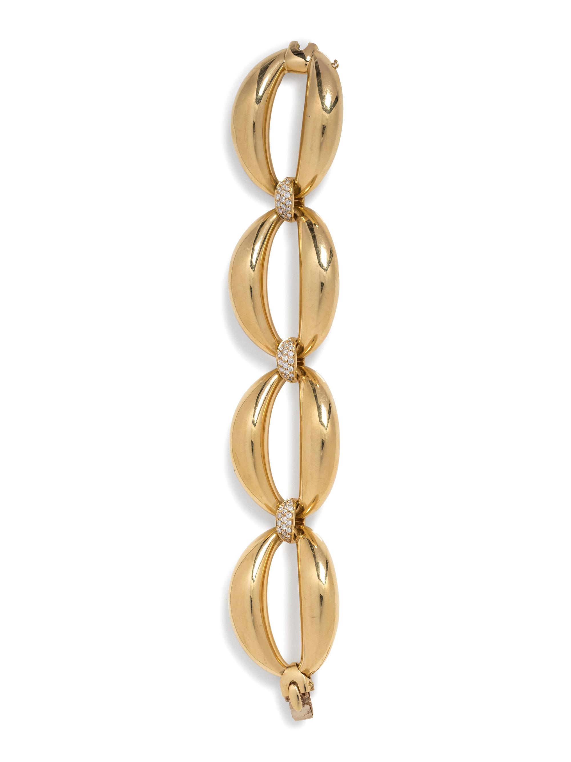 Oromalia, Gold and Diamond Bracelet