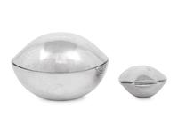 Two Henning Koppel for Georg Jensen Silver Bonbonnières