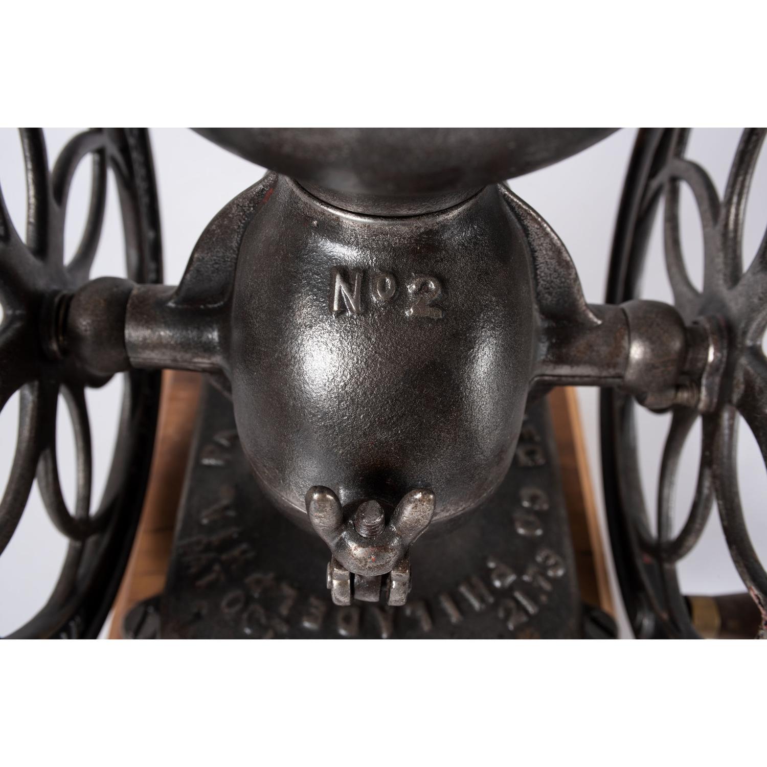 An Enterprise No. 2 Cast Iron Coffee Mill