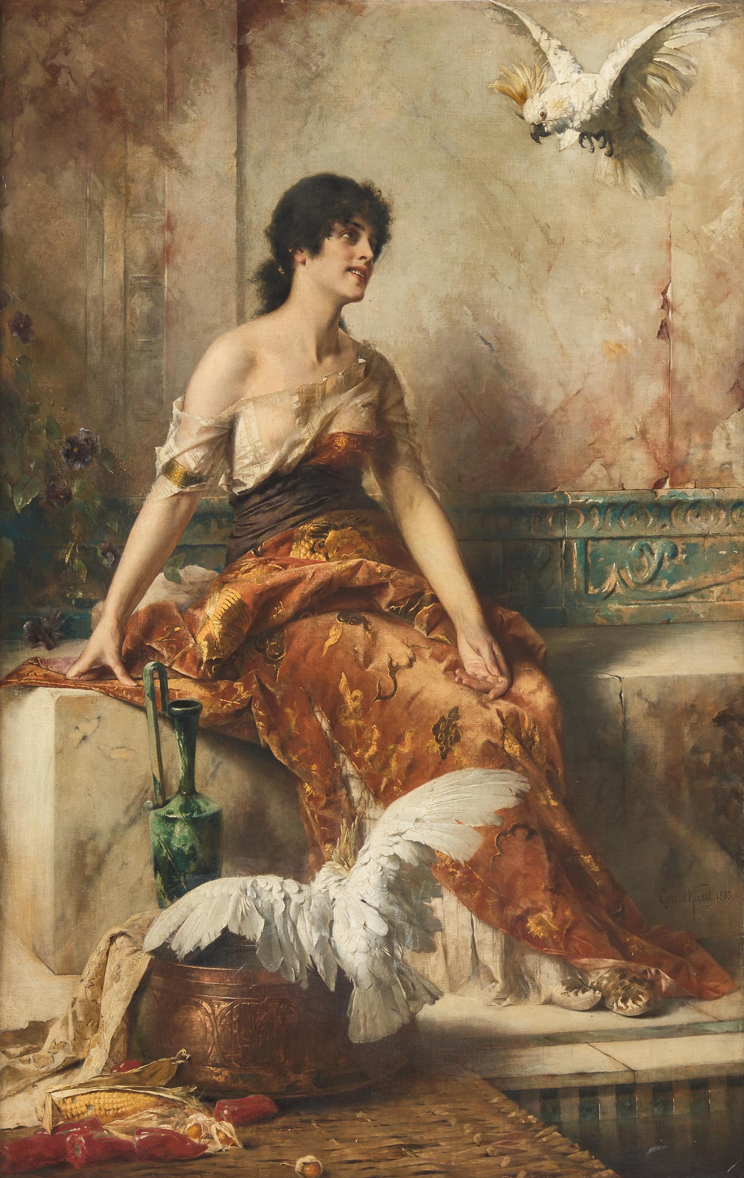 Conrad Kiesel (German, 1846-1921) — Pets , 1885