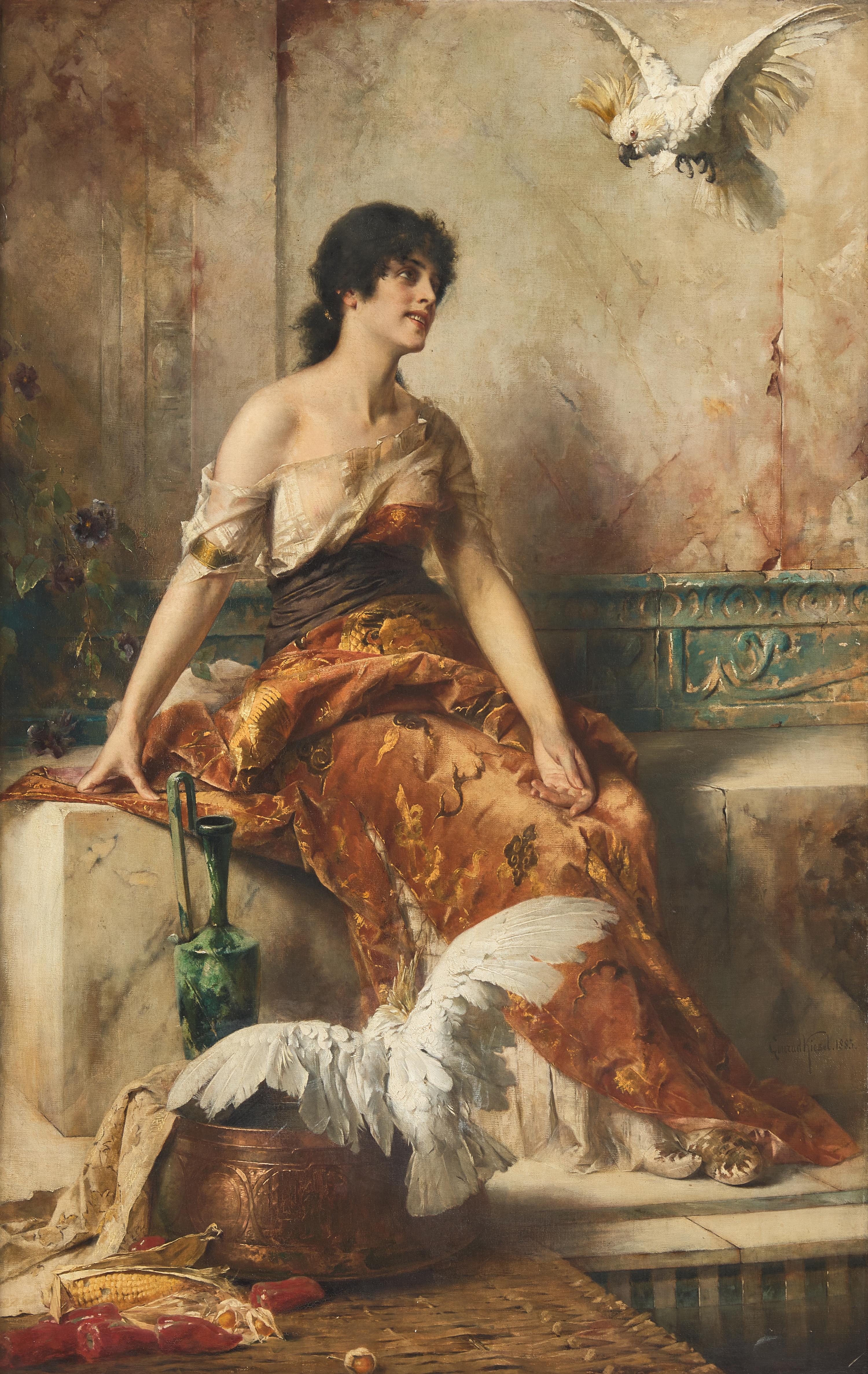Conrad Kiesel (German, 1846-1921) — Pets , 1885