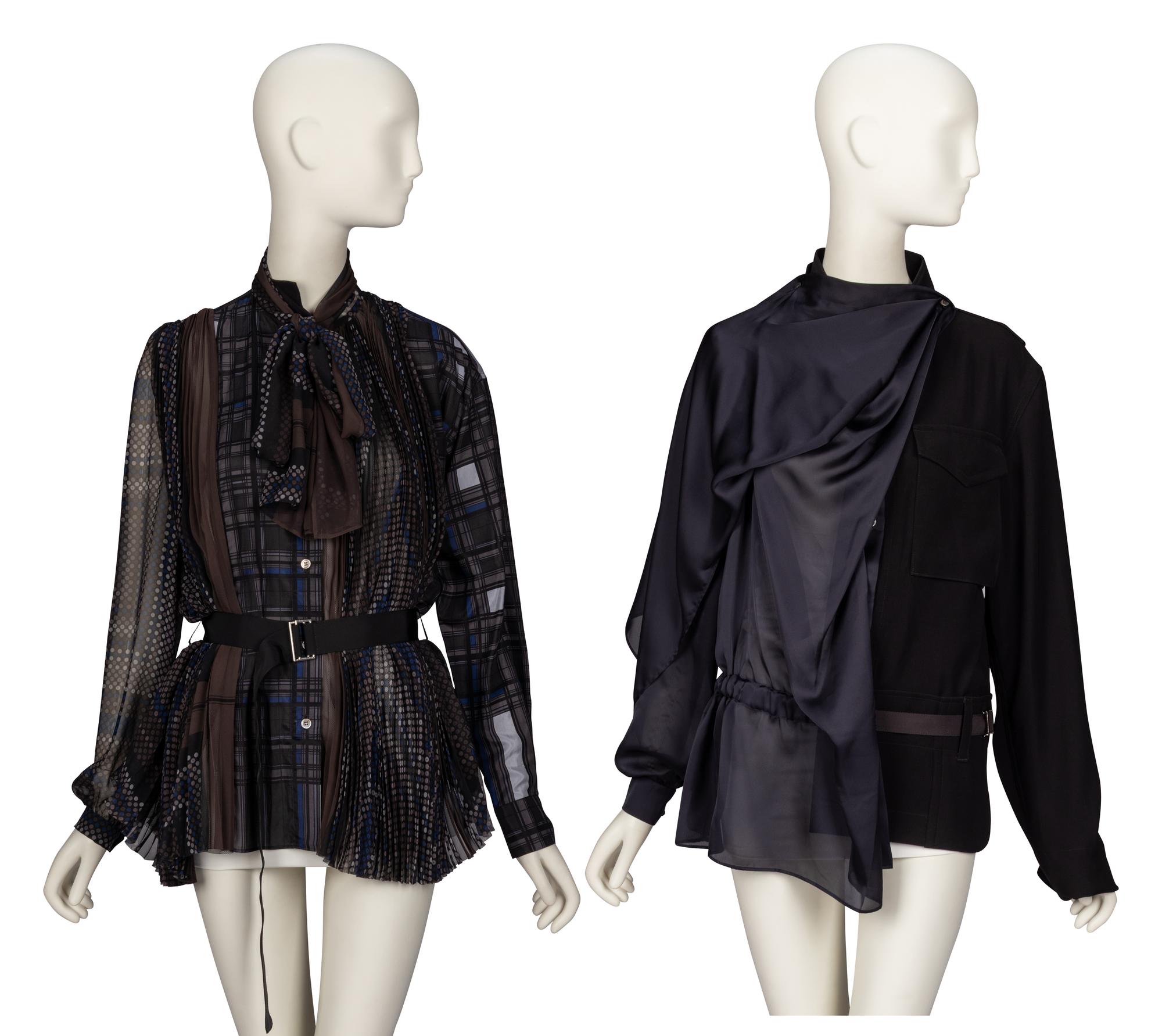 Sacai, Two Asymmetric Blouses