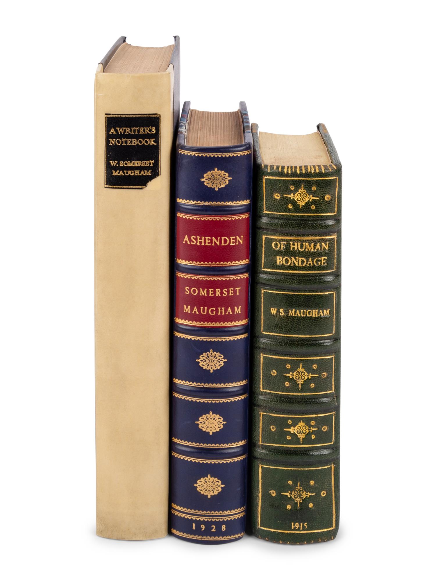 MAUGHAM, William Somerset (1874-1965). A group of 3 works, comprising: