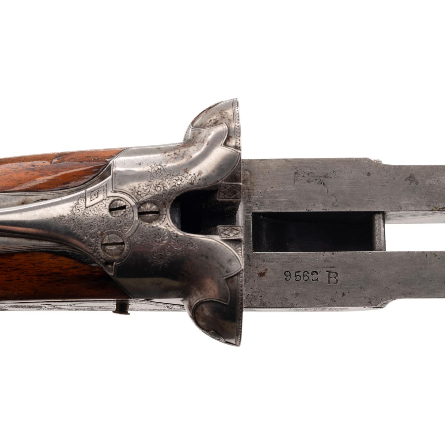 Lefever Arms Company B Grade 10 Gauge SxS Shotgun