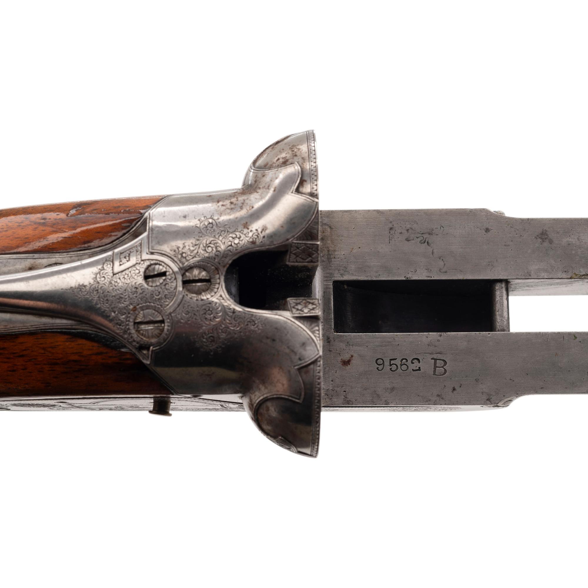 Lefever Arms Company B Grade 10 Gauge SxS Shotgun