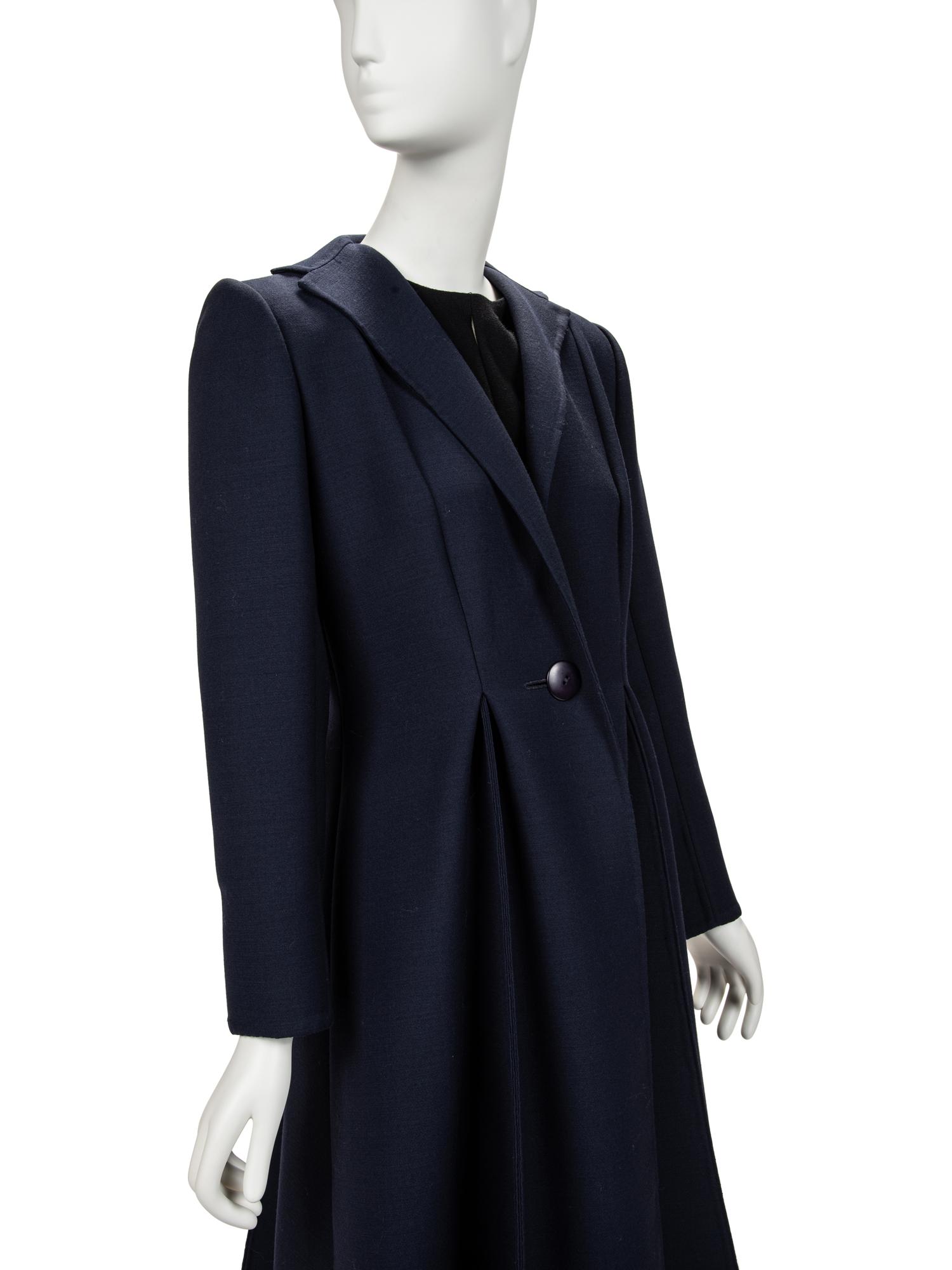Three Pauline Trigère Items: Two Coats, One Dress, 1980s