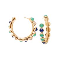 CARTIER, YELLOW GOLD AND MULTIGEM 'NOUVELLE VAGUE MISCHIEVOUS' EARRINGS