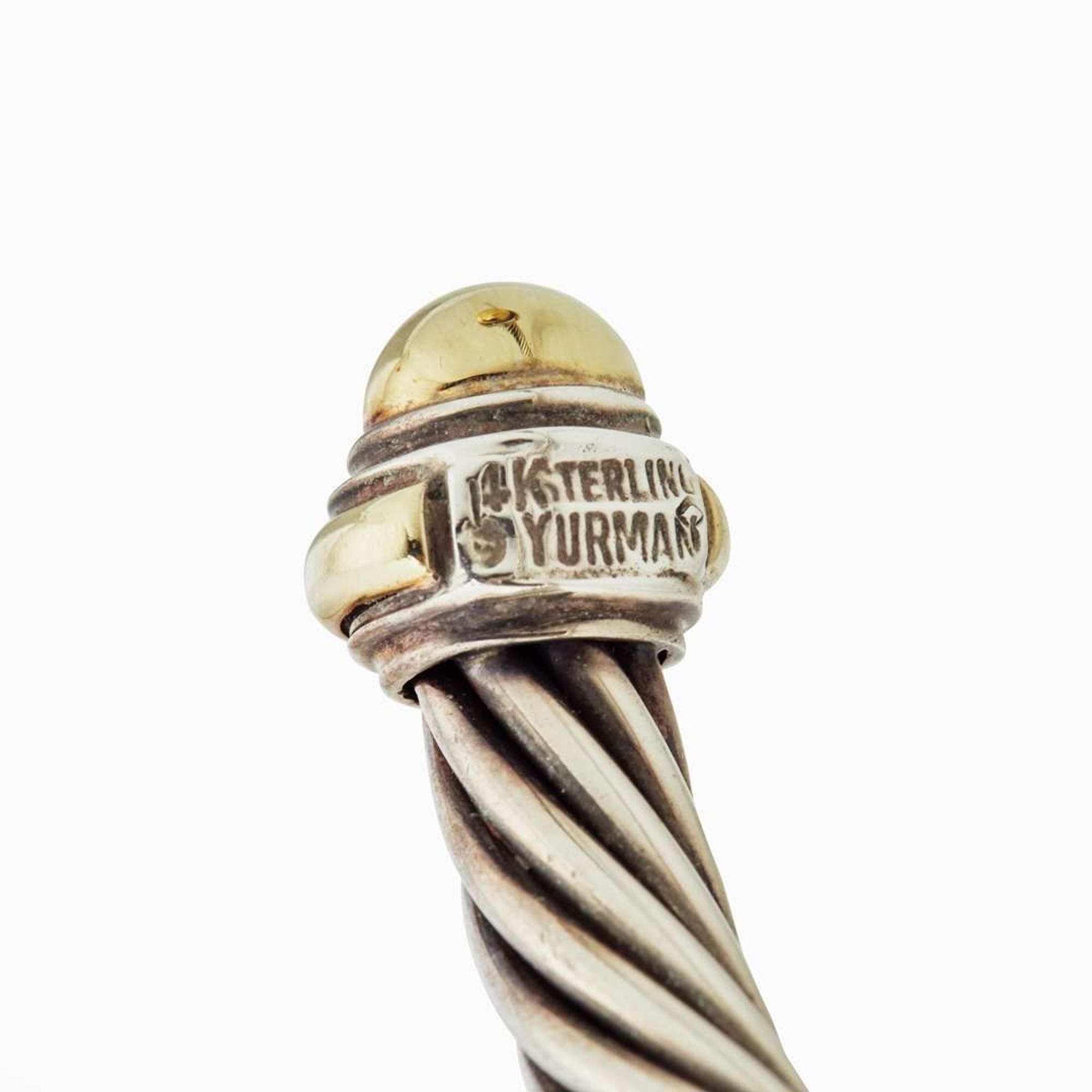 A David Yurman Sterling Silver Bracelet and Ring David Yurman