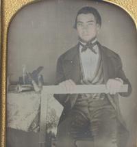 [Daguerreotype] Portrait of a Woodworker with Numerous Tools