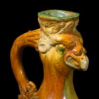A Chinese Tang -Style Sancai Glazed Phoenix-Head Ewer 三彩鳳首壺