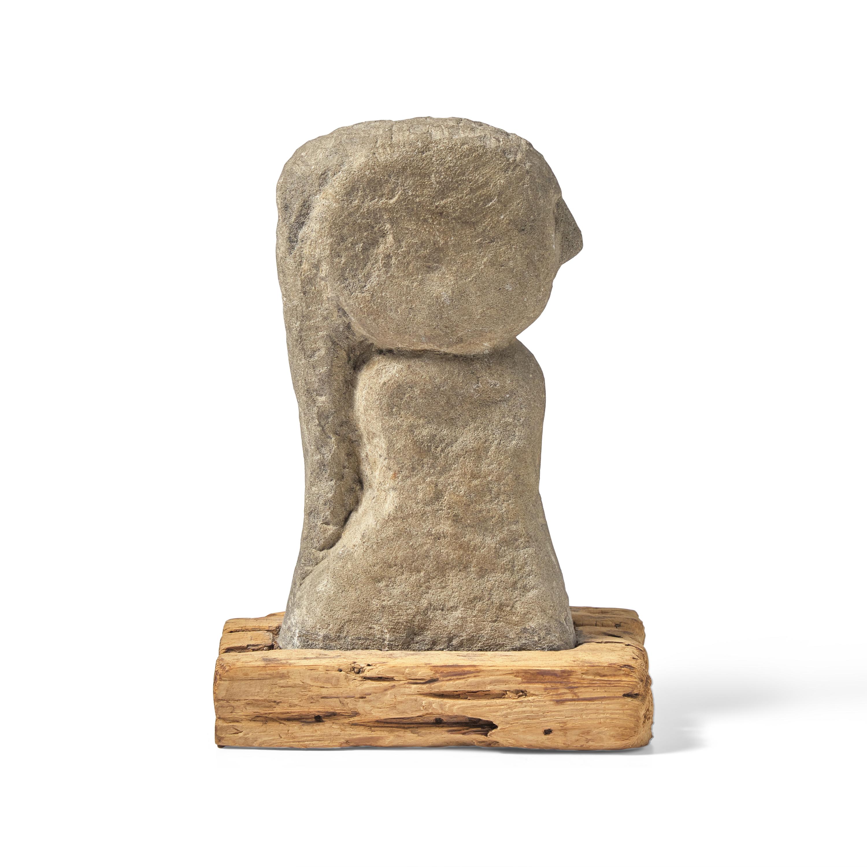 William Edmondson (1874-1951) — Gi rl With Braided Hair