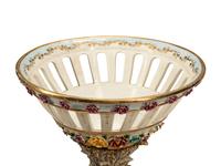 A Pair of German Porcelain Figural Compotes