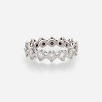 A Platinum and Diamond Eternity Band