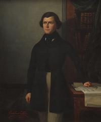 Louis Gabriel Bourbon-Leblanc (French, 1813-1902) — Portrait of a Gentleman, 1840