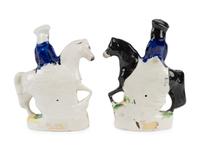 A Pair of Staffordshire Figures, Tom King and Dick Turpin — 19TH CENTURY