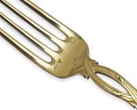 A Puiforcat Silver-Gilt Flatware Service