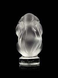 A Set of Three Lalique Sagesse Figures